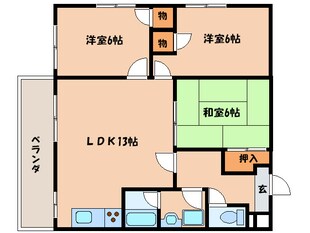 パラッツオ桂の物件間取画像